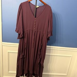 Aveology Elegant Purple Women's Dress
